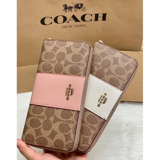 New in! 💋ได้ไปไม่ผิดหวังแน่นอนจร้าา💋 COACH ACCORDION ZIP WALLET