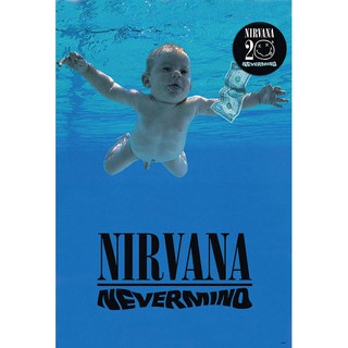 โปสเตอร์ วงดนตรี ร็อค เนอร์วานา NIRVANA 1987-94 POSTER 24”x35” Inch Kurt Cobain Legend American Rock Band v2