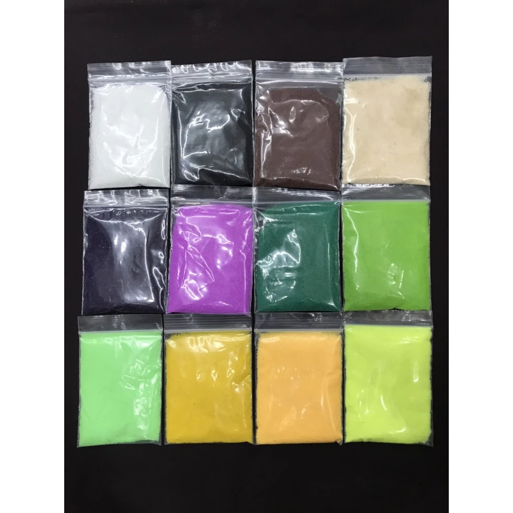 ทรายสี ทรายตกแต่ง ทรายทำเทียน ทรายห่อเล็ก