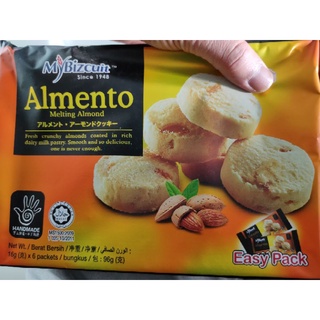 Almento Melting Almond 96g บิสกิต อัลมอนด์