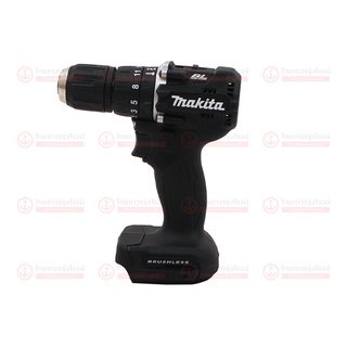 MAKITA BLM DHP487 สว่านกระแทกไร้สาย 13mm 18v สีดำ 40/23nm 2สปีด รุ่น DHP487Z (เครื่องเปล่า) ไม่มีกล่องกระดาษ |ชิ้น| TTR