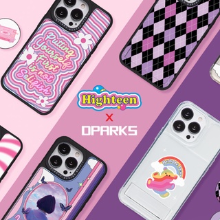 【Korean Phone Case】 Limitied Edition Clear Highteen X DPARKS Collection Compatible for iPhone 13 Pro Max Mini Made in Korea