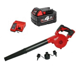 Milwaukee M18 BBL พร้อมแบต4ah และ แท่นชาร์จ สีแดง