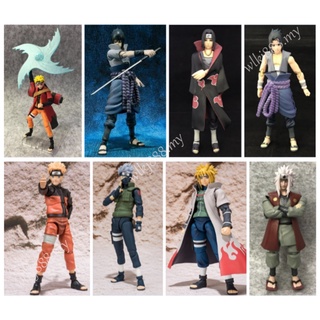 ฟิกเกอร์ Shf Naruto Itachi Sasuke Kakashi Jiraiya ของเล่นสําหรับเด็ก