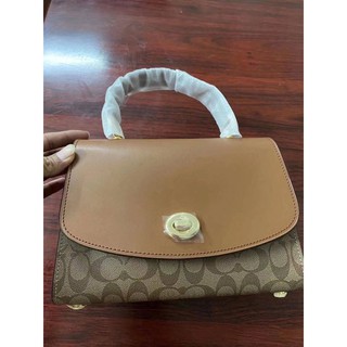 Coach TILLY TOP HANDLE SATCHEL WITH SIGNATURE CANVAS COACH F76620