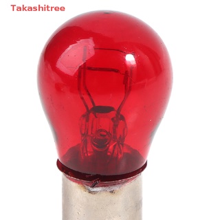 (Takashitree) หลอดไฟเลี้ยว BAW15D 12V สีแดง สําหรับรถยนต์ 2 ชิ้น