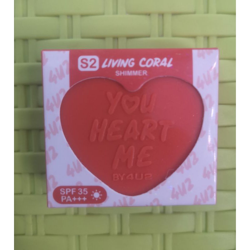 Eye & Cheek ของ 4U2 (ของใหม่)​ สี s2 living coral