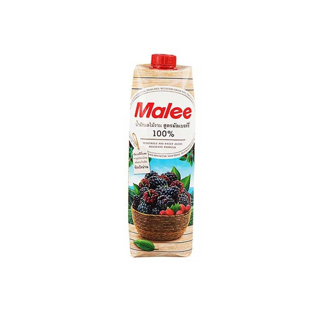 MALEE น้ำผักผลไม้รวม 100% สูตรมัลเบอร์รี่ ขนาด 1000 มล.