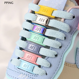 [LOV] 2pcs AF1 Shoe Charms Fashion Laces Buckle Air Force one Shoes Accessories PPIN