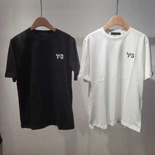 Y-3 ใหม่ Y3 เสื้อยืดแขนสั้น ทรงหลวม พิมพ์ลายตัวอักษร Yohji Yamamoto สําหรับผู้ชาย