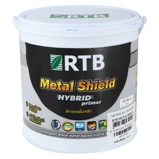 วัสดุก่อสร้าง สีทาบ้าน สีทาทั่วไป สีทารองพื้นเหล็ก METAL SHIELD HYBRID PRIMER ขาว 1GL