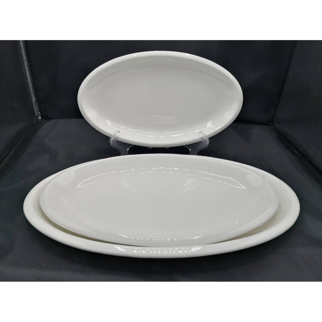 จานเปล ลึก เซรามิคสีขาว ขนาด 12,14,16 นิ้ว เนื้อหนา ราคาขึ้นห้าง - รูปที่ 2