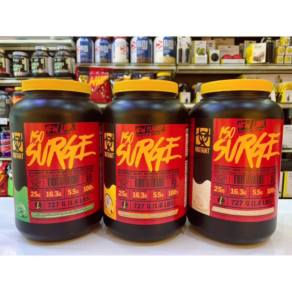 Mutant ISO Surge 1.6lbs มิวแทนท์ไอโซเสิร์ช ไขมันต่ำ อร่อย ขนาด 1.6ปอนด์