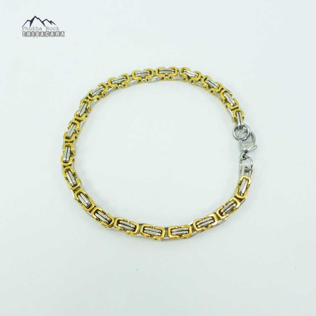BN33 สร้อยข้อมือ สแตนเลส ลายบาหลี บายแซนไทน์ สแตนเลสแท้ รูปที่ 6