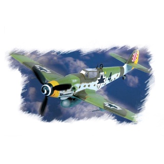 พลาสติก โมเดล ประกอบ HOBBYBOSS สเกล 1/72 Bf109 G-10 (80227)