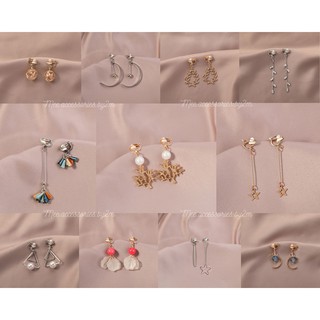 📎💐ต่างหูหนีบ(Clip on earrings)💐📎 สุดปัง!! 🎉 ต่างหูแบบหนีบสำหรับคนที่ไม่เจาะหูนะคะ ราคาเท่านี้บอกเลยว่าคุ้มสุดๆค่าา🔥