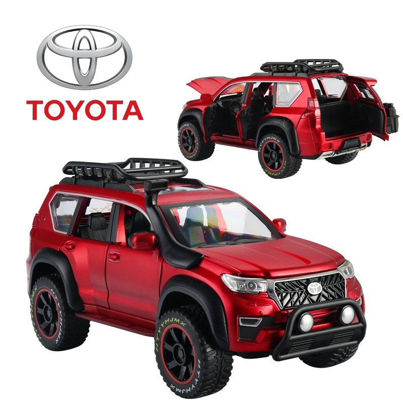 โมเดลรถเหล็ก TOYOTA FORTUNER สเกล1/24 เปิดปิดประตูได้รอบคัน มีไฟหน้าไฟท้าย โมเดลรถ โตโยต้า ฟอร์จูนเนอร์ 240B12 #