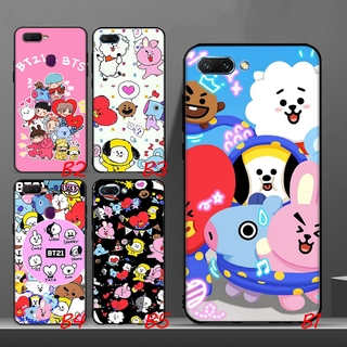 เคสโทรศัพท์มือถือลายการ์ตูน Bts Bt 21 สําหรับ Oppo F 5 F 3 F 1s F 1 Plus F 11 Pro F 9 Pro R9S