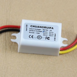 ตัวแปลงสเตปโมดูลจ่ายไฟ DC/DC 12V ลงเป็น 3V 3A 15W