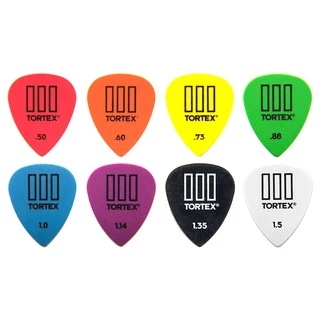 PICK เต่าปลายแหลม รุ่น Tlll (ที 3) ของแท้ 100% มีครบทุกขนาด DUNLOP guitar pick