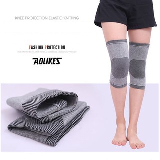 AOLIKES ของแท้ ปลอกเข่า ป้องกันเข่าจากการออกกำลังกาย ใช้ได้ทั้ง ญ และ ช