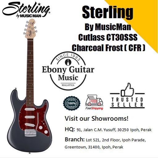 Sterling By MusicMan Cutlass CT30SSS กีตาร์ไฟฟ้า - Charcoal Frost ( CFR )