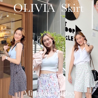 กระโปรงเอวผูกolivia skirt by midnight.lullabyyพร้อมส่งทุกสี