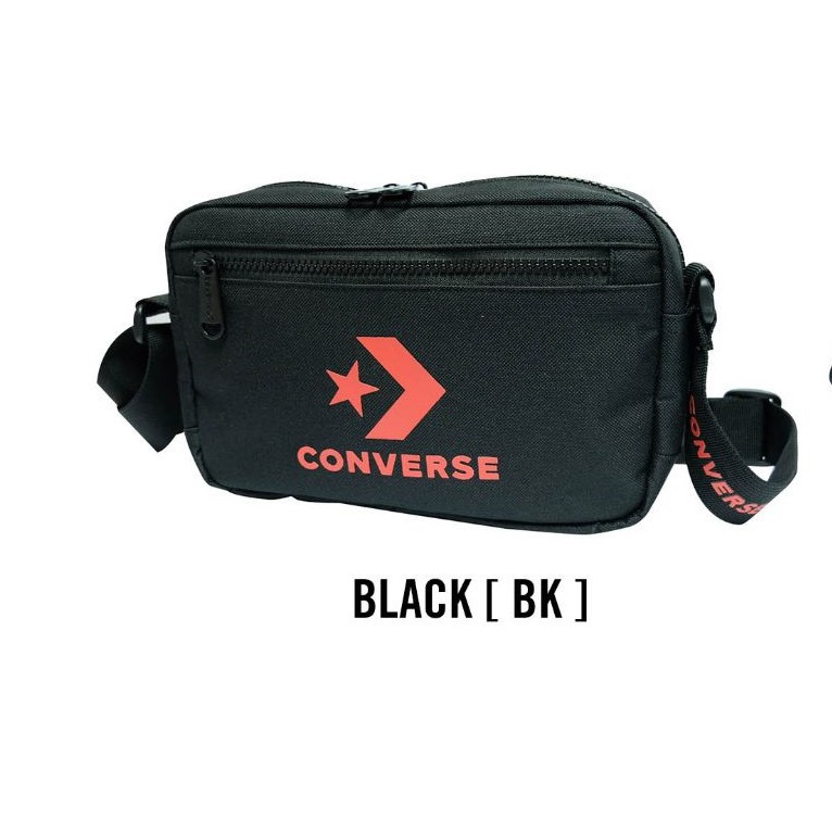 Converse กระเป๋าสะพายข้าง คอนเวิร์ส Bag NewSpeedMini 126001391 BK(590)