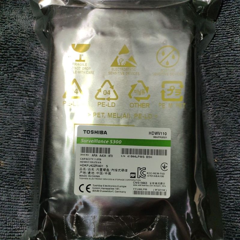 HDD toshiba s300 1TB