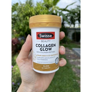 ร้านคนไทย🇹🇭 ของแท้ 100% Swisse Beauty Collagen Glow with collagen peptides 60 เม็ด