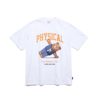 [S-5XL] พร้อมส่ง เสื้อยืด oversized กดได้เลย PHYPS® YOGA BEGINNER CLASS SS WHITE