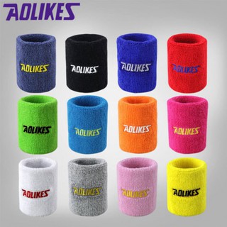 ผ้ารัดข้อมือ ซับเหงื่อ Aolikes Wrist Support Towel ขนาด 8 x 8 ซม.