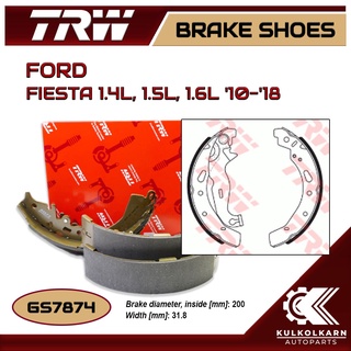 ก้ามเบรคหลัง TRW สำหรับ FORD FIESTA 1.4L, 1.5L, 1.6L 10-18 (GS7874)