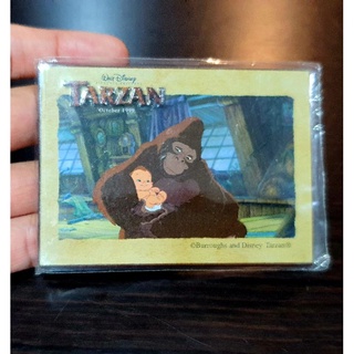 การ์ดเหล็กDisney TARZAN  งานเก่า 20กว่าปีแล้ว ปี1999 (จากTARO)สภาพใหม่สมบูรณ์ งานเก่าเก็บ