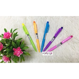 ปากกา ปากกาสีน้ำเงิน ปากกาหมึกน้ำมัน ปากกากด แพ็ค 6 ด้าม (BA216)