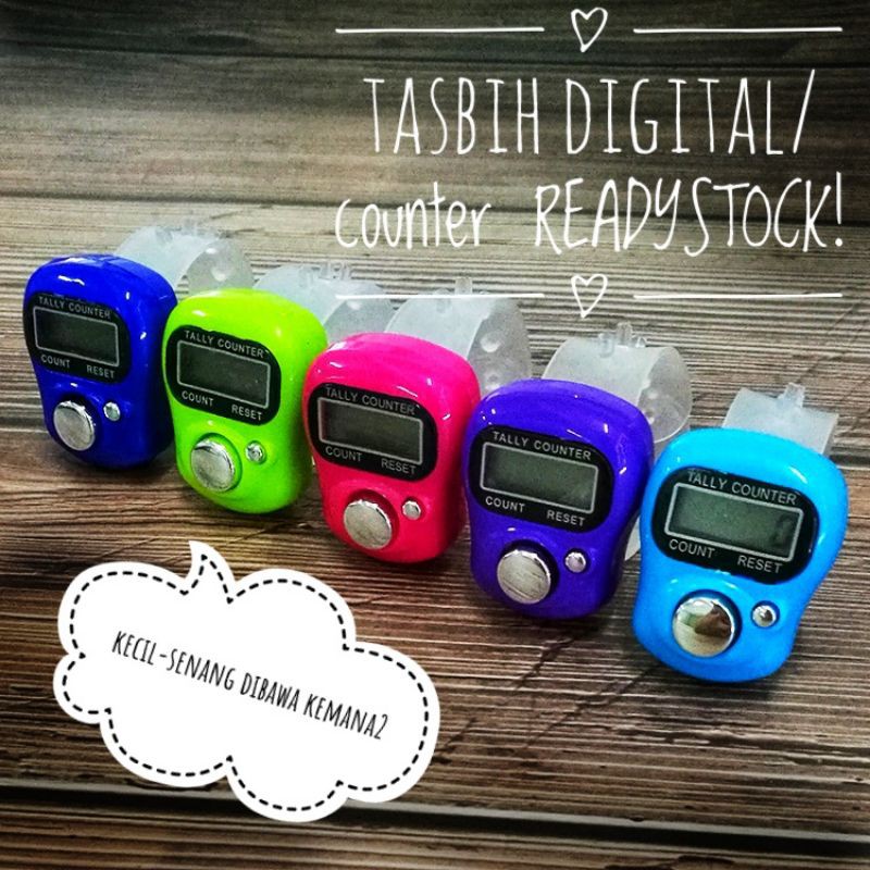 Mini Tasbih digital FINGER COUNTER Tally counter