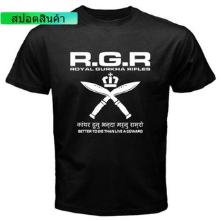 เสื้อยืดลําลองแขนสั้นพิมพ์ลาย Nepalese Royal Gurkha Rifles Gorkhas Forces Kukri สําหรับผู้ชาย