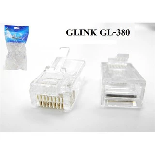 Plug หัวแลน (LAN) RJ45 CAT5 G-LINK (100/Pack) (GL380) (GL382) คุณภาพดี ทนทาน