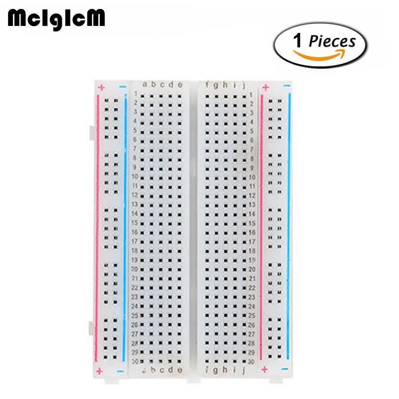 breadboard โปรโตบอร์ด Solderless ขนาด 400 จุด แบบใส