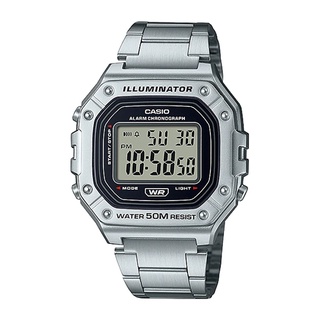 Casio Standard นาฬิกาข้อมือ สายสแตนเลส รุ่น W-218HD,W-218HD-1A,W-218HD-1AVDF