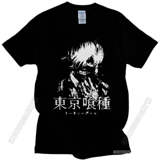 เสื้อยืดลําลอง ผ้าฝ้าย แขนสั้น พิมพ์ลายมังงะ Tokyo Ghoul สไตล์ญี่ปุ่น สําหรับผู้ชาย O65YT669700สามารถปรับแต่งไ