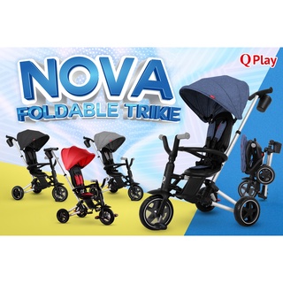 QPLAY  Nova Foldable Trike รถเข็น 3 ล้อ 6 in 1