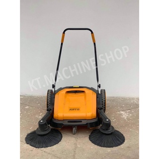 รถเข็นกวาดถนน 50 ลิตร Manual Sweeper ยี่ห้อ kato (กาโต้)