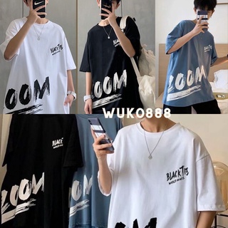 WK [M～5XL]⚡️เสื้อยือ⚡️LOOM คอกลม แขนสั้น แฟชั่นและการพักผ่อนทุกการแข่งขัน #S39