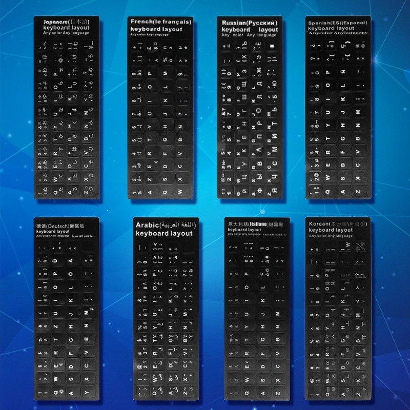 ♕GODD Durable Russian/French/Spanish/Japanese/German/Arabic/Korean/Italian Keyboard La