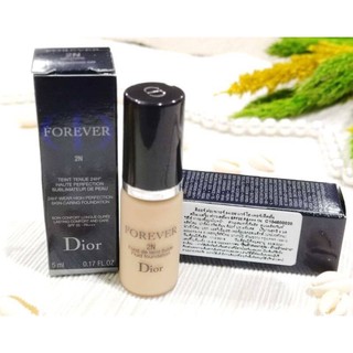 รองพื้น Dior forever 24h wear high perfection foundation 5ml #2N รุ่นแมท (ขนาดทดลองหัวปั้ม)