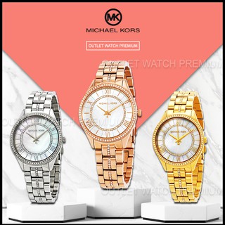 OUTLET WATCH นาฬิกา Michael Kors OWM139 นาฬิกาข้อมือผู้หญิง นาฬิกาผู้ชาย แบรนด์เนม ของแท้ Brandname MK Watch รุ่น MK3716