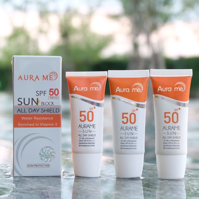 กันแดด aurame เซ็ท 3 หลอด สุดคุ้ม