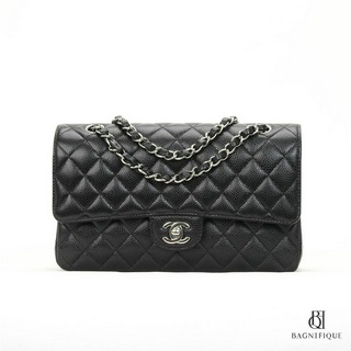 CHANEL CLASSIC 10 BLACK CAVIAR SHW