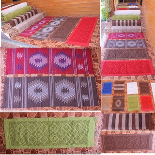 พรม พรมเช็ดเท้า ผ้าพื้นเมือง  handmade
